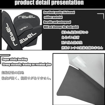 for Rebel 1100 CMX 1100 2025 Motorcycle Fuel Tank Pads, Fuel Tank Kits, Side Pads, Knee pad Stickers, Fuel Tank Traction Pads, Decals Rebel CMX1100 2021-2026 Motorcycle Accessories