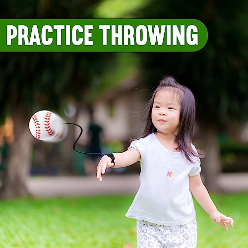 Wrist Return Baseballs Party Favors for Kids, Goodie Bag Stuffers, 24 Pack - style: 24 Pack