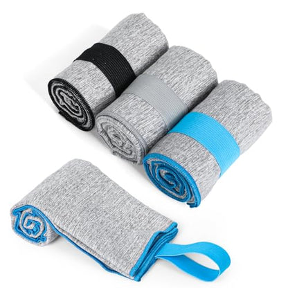 3 Pack Sweat Towel for Working Out Quick Dry Microfiber Gym Towels Men Women Fitness Exercise Tennis Weight Lifting Outdoor Cycling Hiking Fishing Towels(3 Pack(Grey)) - color: 3 Pack(grey)