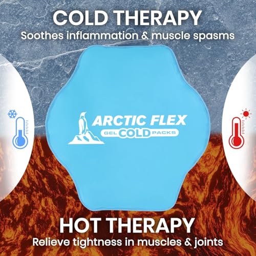 Arctic Flex Shoulder Ice Pack Brace - Cold Reusable Cool Gel Wrap, Hot - style: Shoulder Ice Pack with Pump
