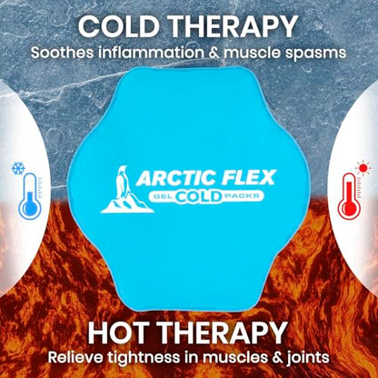 Arctic Flex Shoulder Ice Pack Brace - Cold Reusable Cool Gel Wrap, Hot - style: Shoulder Ice Pack with Pump
