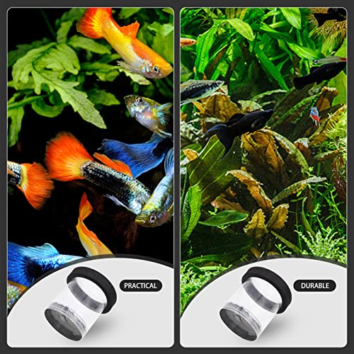 balacoo Fish Breeding Box Fish Tank Hatchery Incubator Holder Aquarium Box Round Floating Parenting Box for Shrimp Guppy Fry Clownfish A