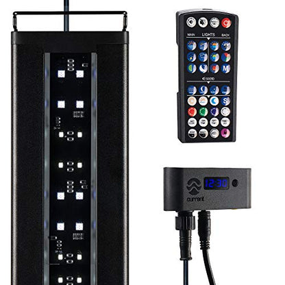 Current USA 72" Inch Satellite Freshwater LED Plus Full Spectrum RGB+W Light for Aquariums | Wireless 24 Hour Remote Control Fish Tank Lighting (4509)