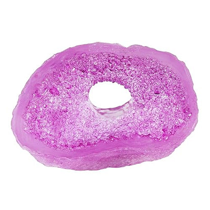 Penn-Plax Deco-Replicas Crystal Cave Aquarium Decor - Crystal Ornament with Hiding Space - Ideal for Territorial Fish - Durable Resin for Fresh & Saltwater Tanks - Amethyst Purple, 3.9 x 2.8 x 4.2 in