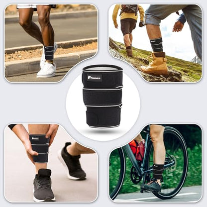Shin Splints Compression Wrap for Medial Tibial Stress Syndrome (MTSS), Shin Compression Sleeve for Shin Splints Relief, Swelling, Sprains & Tears, Tibial Splint Support for Men & Women (M, 1 Pcs) - size: M, style: 1 Pcs