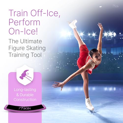 Turn Board for Dancers and Skaters, Ballet and Figure Skating Spinner - color: Purple