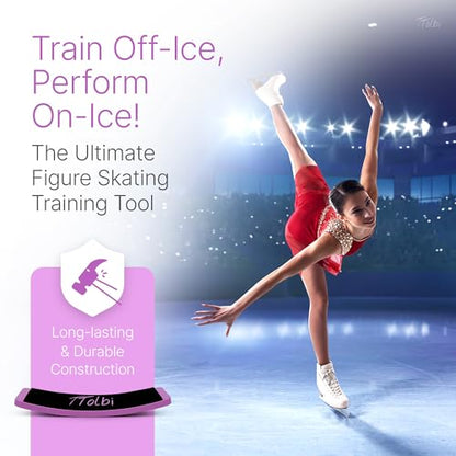 Turn Board for Dancers and Skaters, Ballet and Figure Skating Spinner - color: Purple
