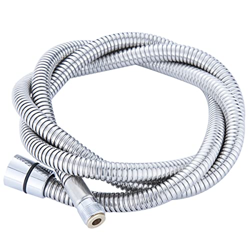 Kitchen 118-Inch or 300CM Pull Down Sink Faucet Replacement Pull Out Spray Head Hose Stainless Steel (Electroplating, 3 meters)