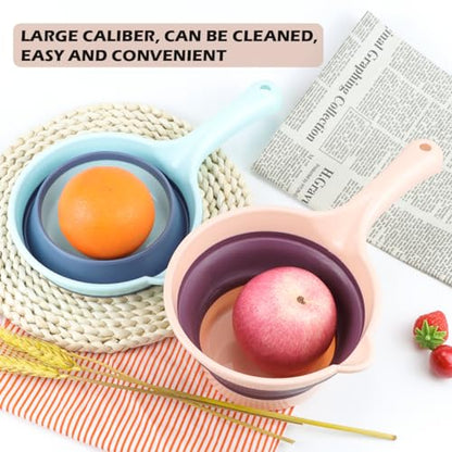 DOERDO 2Pcs Folding Water Ladle Collapsible Scoop Cup Portable Water Spoon for for Kitchen Bathroom Garden, 11x3.5Inch