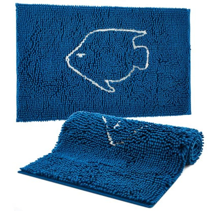 Aquarium Mat, 20x36 Inch Large Fish Tank Cleaning Pad, Super Absorbent Chenille Sponge Pad, Protects Furniture from Water & Scratches, Decorative Floor Mat for Fish Hobbyists