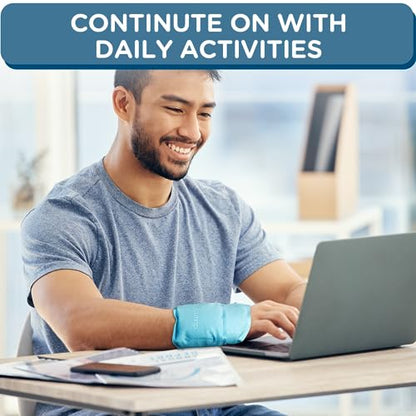 Comfytemp Wrist Ice Pack Wrap for Carpal Tunnel Relief 2 Pack and Shoulder Ice Pack Rotator Cuff Cold Therapy Bundles