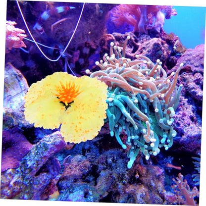 SEWACC Artificial Aquatic Plant Adornment Realistic Water Grass Model Lightweight Fish Tank Decor for Aquarium Landscape and Fish Tank Decoration