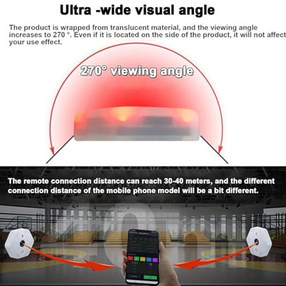 TsoLay Reaction Training Lights Kit, Hand-Eye Coordination Reflex Training Pods with App Control, 270° Wide-Angle Sensors, Smart Brightness for Speed, Agility, Reflex and Cognitive Drills
