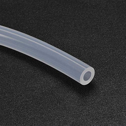 uxcell Silicone Tubing 3/16"(5mm) ID x 3/8"(10mm) OD 3.3ft(1m) Silicone Rubber Tube Air Hose Water Pipe for Pump Transfer Clear - size: 5mm x 10mm