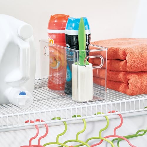 iDesign Slim Clear Plastic Storage Bin, Tall Narrow Organizer for Kitchen, Fridge, Freezer, or Pantry - style: Pack of 1
