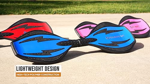 Razor RipStik Ripster for Ages 8+ - Compact and Lightweight Caster Board with 360-degree casters, for Riders 175 lbs