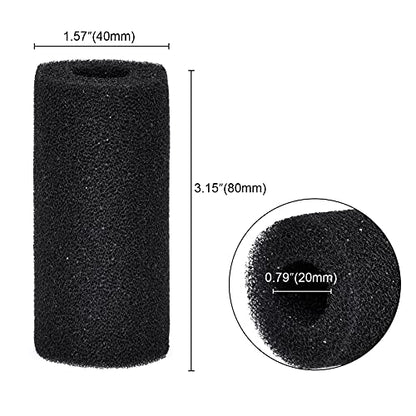 4PCS Pre-Filter Foam Sponge Roll Aquarium Filter Intake Cover for Aquarium Fish Tank (Large)