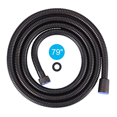 79 Inches Shower Hose Oil-Rubbed Bronze Finished, ALEASHA SUS 304 Stainless Steel Extra Long Shower Head Hose Replacement Handheld Shower Head Hose for Pet Bathroom Bathing Cleaning - color: Oil Rubbed Bronze, size: 79inch
