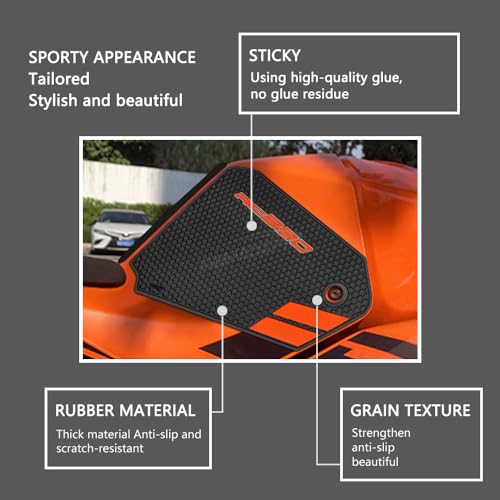 for RC 390 2017-2022 Tank Pad Motorcycle Accessories Protector Sticker Decal Gas Knee Grip Tank Traction Pad Side New Pattern rc390