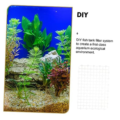 2pcs Aquarium Dividers Wear-Resistant Plate for Fish Tank Design Bottom for Gravel and Landscaping - color: White