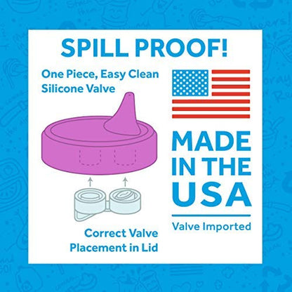 Re-Play Replacement Valve for Sippy Cups - Easy to Clean, Made from Food Grade Silicone - Set Of 4 - style: Pack of 4