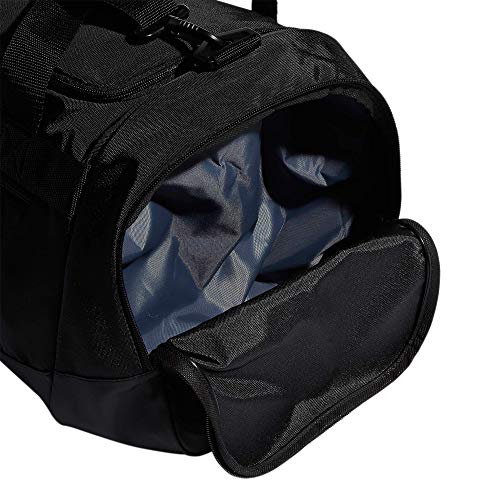 adidas Unisex Defender 4.0 Gym Duffel Bag for Men and Women - color: Black/Gold Metallic, style: Small (38l)
