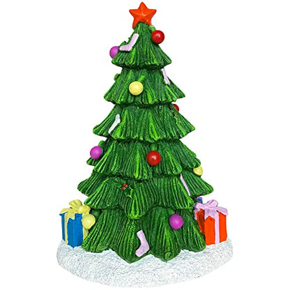 SLOCME Aquarium Christmas Tree Decorations - Fish Tank Christmas Tree Statue Holiday Decoration for Aquarium Betta Fish