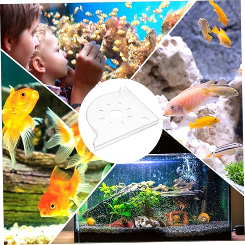 ORFOFE Aquarium Corner Organizer Shelf Fish Tank Stand for Storage of Fish Food Plants Stylish Desktop Divider
