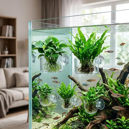 5pcs Aquarium Plant Holder Set, Fish Tank Plant Holder, Fish Tank Accessories for Aquascaping, Aquarium Plant Arrangement