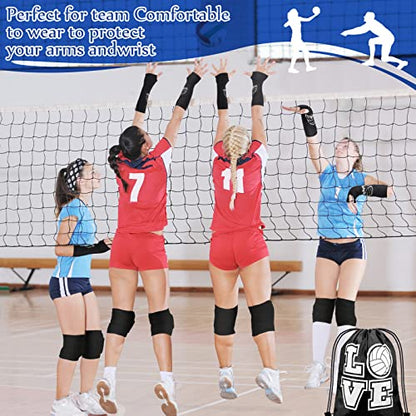 Yinder 4 Pcs Volleyball Accessories - color: Black, size: Small