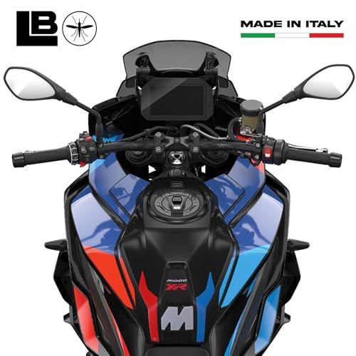 labelbike - 3D Sticker Motorcycle Tank Pad Protection and Decoration in Resin Compatible with BMW M 1000 XR