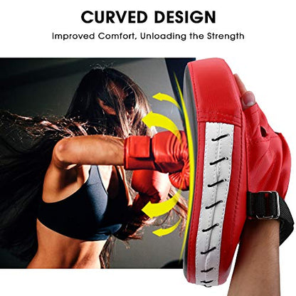 Punching Mitts, Kicking Palm Pad Target Mitt Glove for Boxing, Muay Thai Focus Training Punching Pads Punching Pads