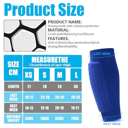 BIRDDIE Soccer Shin Guards Shin Pads for Kids Youth Adult - color: Blue, size: Small