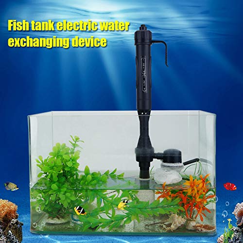 Ejoyous Fish Gravel Cleaner Electric Aquarium Pump Filter Water Changer Fish Cleaning Changing Tools