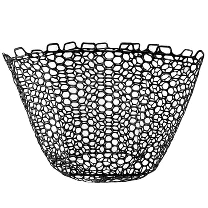 Alwonder Fishing Nets Silicone Replacement Netting, Clear Black Fly Ice Fishing Net Landing Kayak Nets Without Handle for Freshwater Saltwater Foldable Soft Flexible Trout Net Silicone Mesh - color: Black, size: 5025