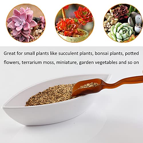 12 PCS Plastic Mini Garden Shovel Spoons Soil Scoops, Cultivation Digging Transplanting Gardening Tools Succulents Potted Flowers, Bath Salt Spoons/ Washing Powder Scoops/ Loose Tea-leaf Scoops