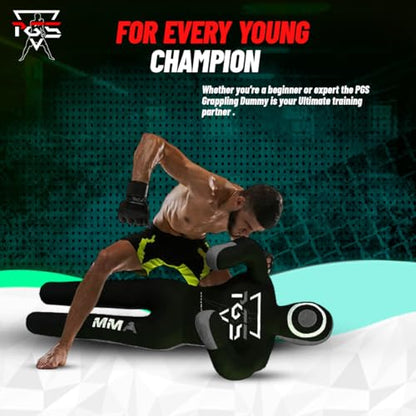 MMA Grappling Dummy Brazilian JIU Jitsu BJJ Punching Bag for Self Defense Wrestling Judo Karate Boxing Throwing Submission Standing Position - UNFILLED - color: Black Grey, size: 6FT / 70"