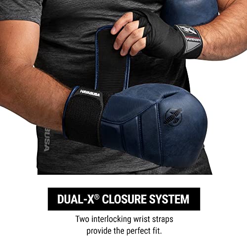 Hayabusa T3 LX Leather Boxing Gloves | Leather Boxing Gloves, Training Gloves Men and Women, Sparring Gloves, Heavy Bag Gloves, 16oz Boxing Gloves, Muay Thai Gloves - color: Indigo, size: 16oz