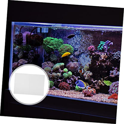 TOYANDONA Reptile Terrarium Cushioning Mat Shockproof Fish Tank Pad Thickened Nonslip Bottom Mat for Aquariums for Heat Preservation and Absorption White - color: White