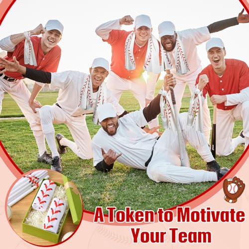 12 Pcs Cooling Towels Sweat Rag Baseball Cooling Towels - color: White, size: Baseball