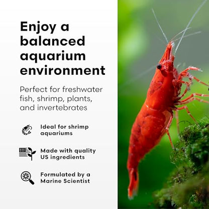 Brightwell Aquatics FlorinVolcanīt Rio Escuro-F – Volcanic Substrate for Freshwater Planted & Shrimp Aquariums – Boosts Root Growth, Lowers GH & pH, 2lb