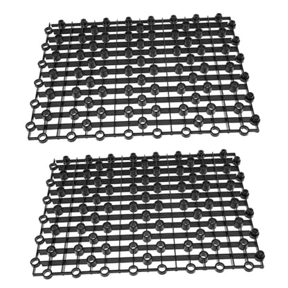 Aquarium Separator Gravel Plate DIY Tank Dividers Plastic Black Easy to Assemble - color: Black