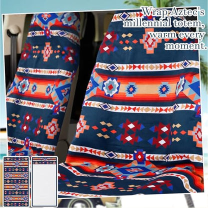 Hahafelt 2 Pcs Car Seat Towel Cover Running Towel Seat Cover, Aztec - style: Aztec