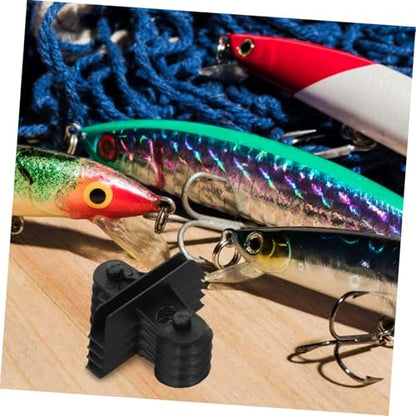 BESPORTBLE 10pcs Aquarium Divider Clips Cups Versatile Fish Tank Isolation Holders for Securing Dividers Tubing Decorations Easy Installation and Secure Grip Black Plastic Design