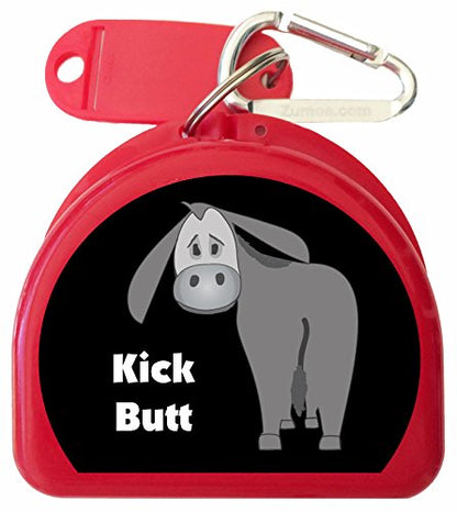 Mouth Guard, Retainer, Mouthguard Case - Kick Butt - color: Red