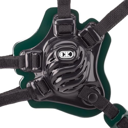Cliff Keen Tornado Wrestling Headgear - color: Black / Dark Green / Black