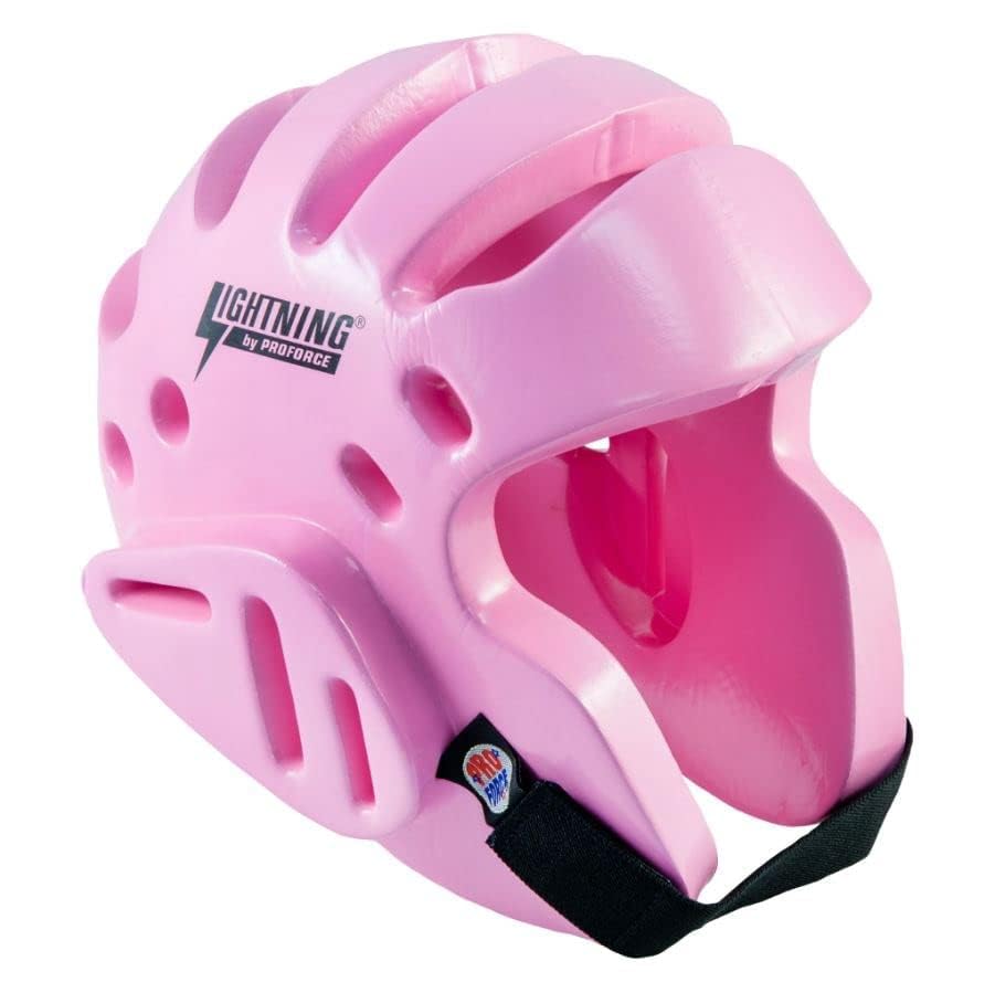 Proforce Lightning Karate/Martial Arts Sparring Headgear - color: Pink, size: Medium