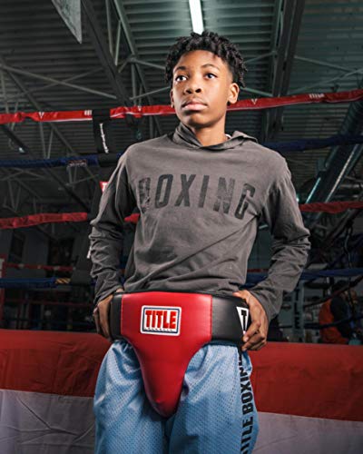 TITLE Boxing Classic Deluxe Groin Guard 2.0 - MMA, Muay Thai Cup Protector for Men - size: Youth Medium