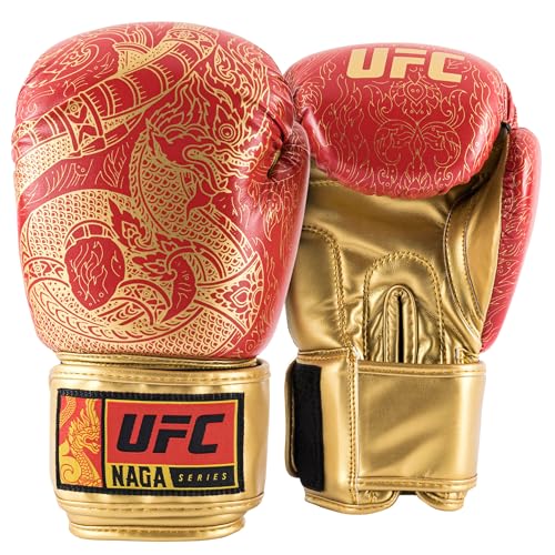 UFC Thai Naga Training Gloves - color: Red, size: 14oz