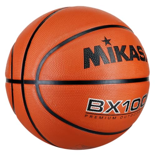 Mikasa BX1000 Premium Rubber Basketball - size: Size 7 - 29.5"